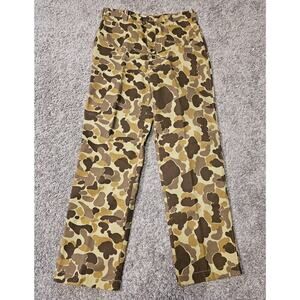 Vintage Gamehide Brush Buster Frogskin Camo Pants Mens 36(35x34) Deadstock Brown